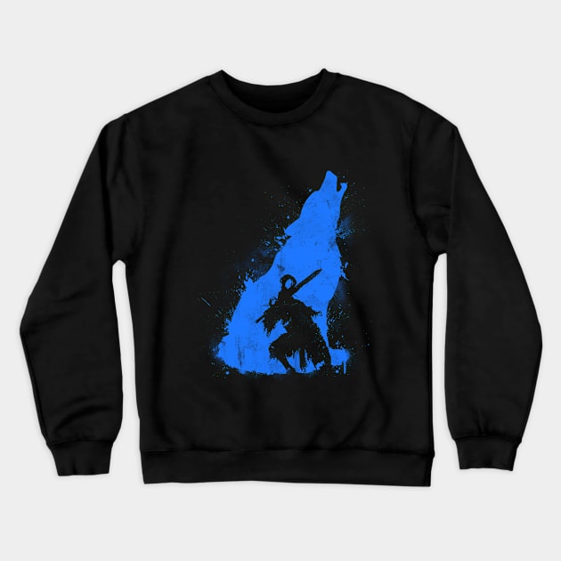 The Walker of abyss v. blue Crewneck Sweatshirt by Taki93